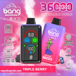 BANG ICE LEVEI 36000口拋棄式電子煙｜冰涼升級，持久暢吸-1
