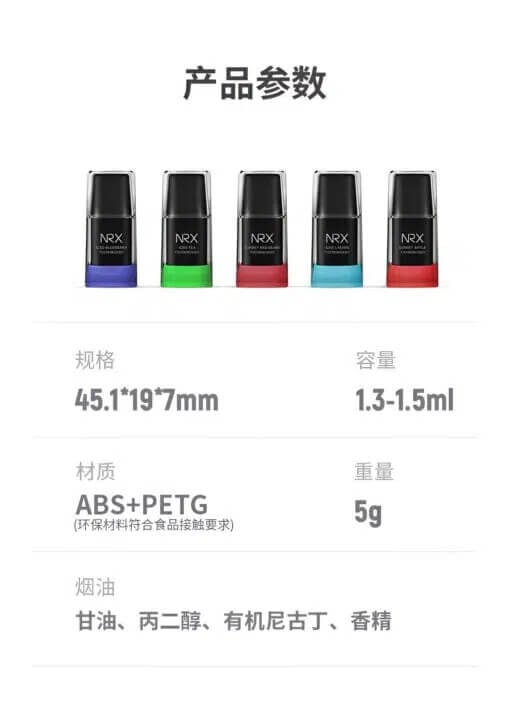 NRX尼威煙彈 電子煙霧化彈 一盒四入 買十送主機 台灣電子煙批發 711到付-2