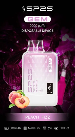SP2S GEM 9000口拋棄式電子煙｜高清顯示屏｜持久煙感｜精緻設計-3
