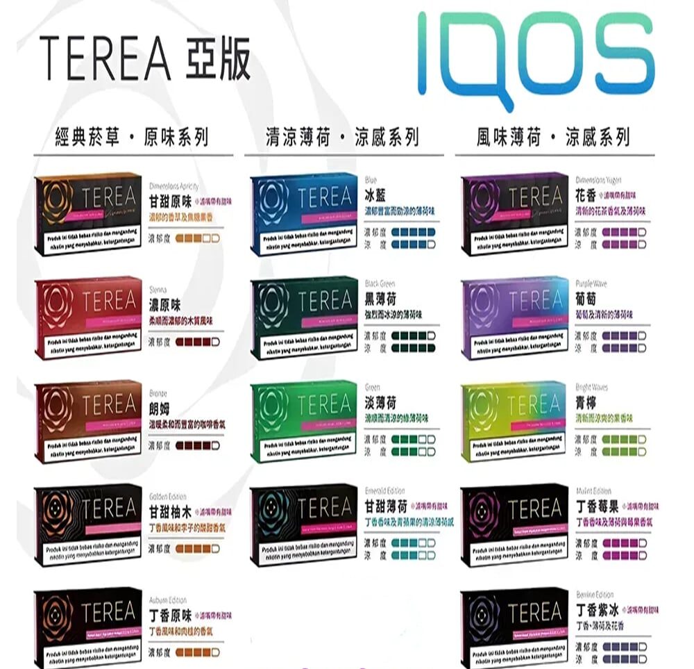 亞洲版 TEREA 加熱煙