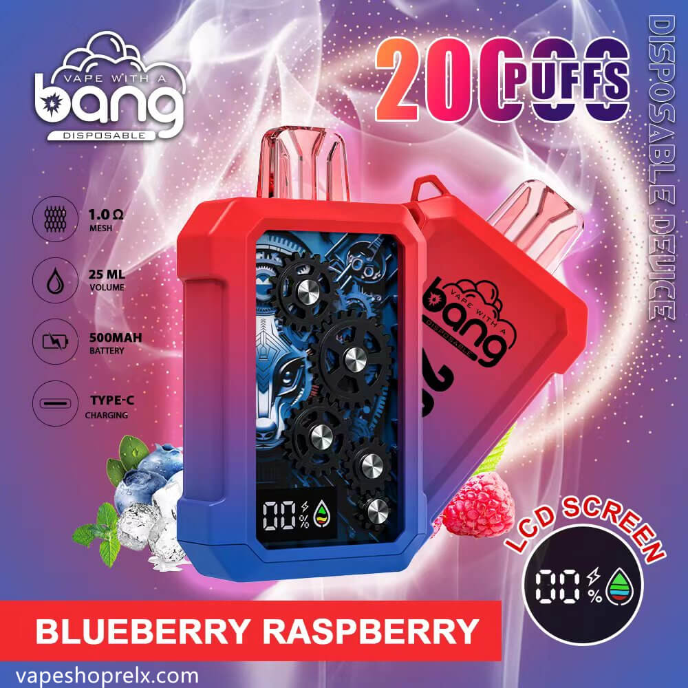 BANG WHEEL 20000 Puffs一次性電子煙|齒輪外觀設計可充電超大容量霧化棒-2 BANG WHEEL 20000 Puffs一次性電子煙|齒輪外觀設計可充電超大容量霧化棒-2