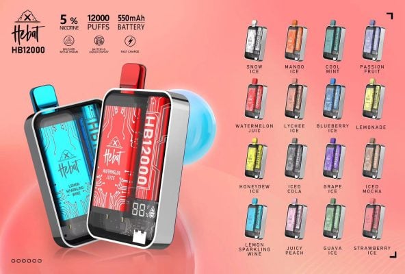 HEBAT喜貝大容量電子煙10000口｜一次性設計｜濃郁順滑煙霧-1